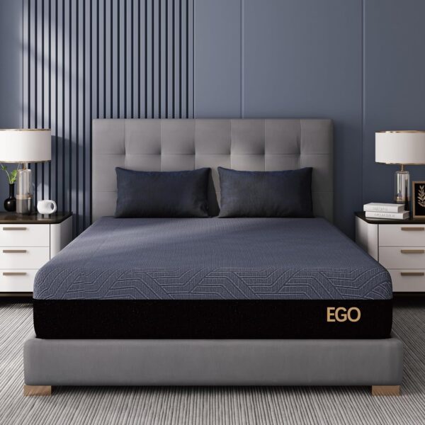 14 Inch King Size Memory Foam Mattress for Back Pain, Cooling Gel Mattress Bed in a Box, Made in USA, CertiPUR-US Certified, Therapeutic Medium Mattress, 76x80x14 Black - Image 3