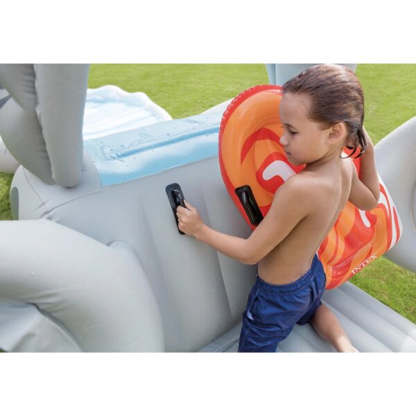 Inflatable Backyard Water Slide with Surf Riders & Electric Air Pump - Image 2