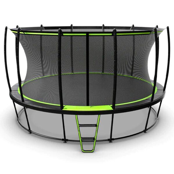 15' Trampoline for Kids Outdoor Play Equipment with Net & Ladder
