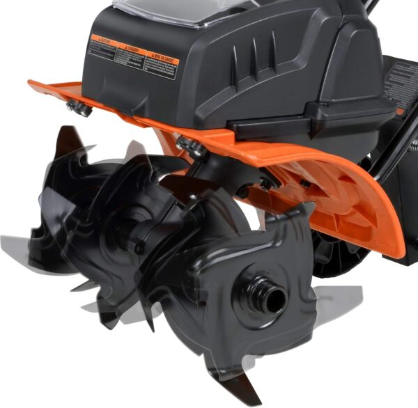 7HP 209cc Engine, Adjustable Tilling Width & Depth, Heavy-Duty Steel Tines for Garden Soil Prep, Landscaping & Weed Removal (Rear Tine Tiller) - Image 8