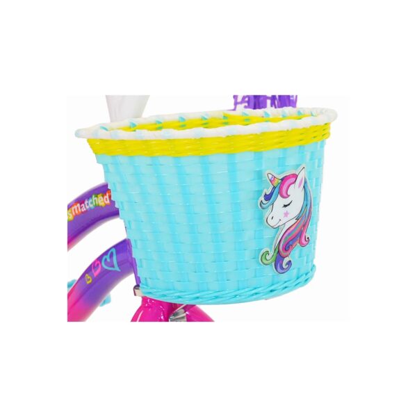 12 In. Let You Be You Unicorn Bike . Pink and Purple - Image 3