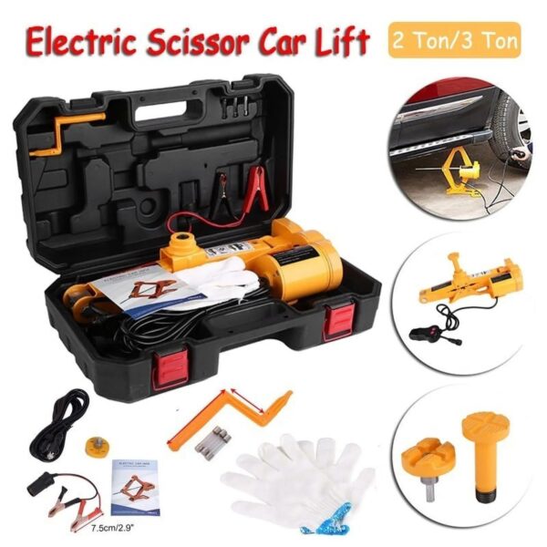 12V Automotive Car Electric Jack Lifting SUV Van Garage and Emergency Equipment - Image 2