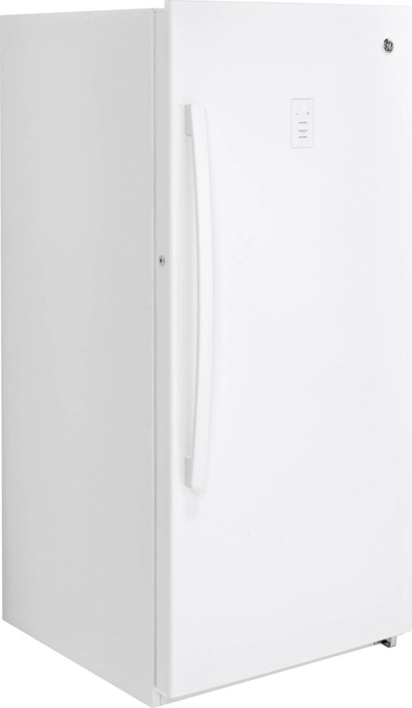 GE 14.1 Cu. ft. White Frost-free Upright Freezer FUF14DLRWW - Image 13