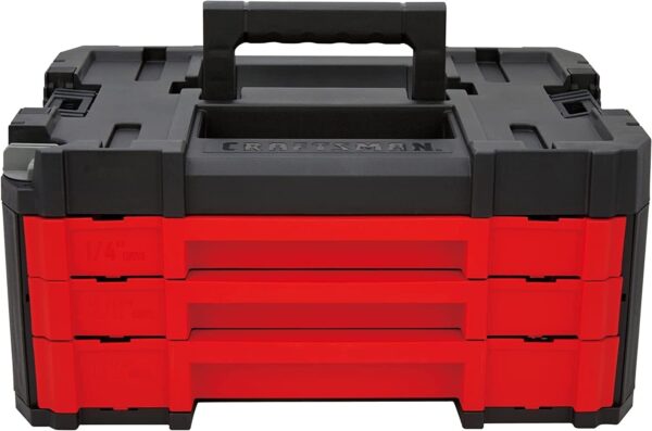 262-Piece Mechanic Tool Set, Master Socket Set with 3-Drawer VERSASTACK Tool Box, SAE/Metric Set (CMMT45309) - Image 8