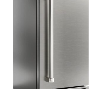 15 Inch Outdoor Refrigerator, Weather Proof Stainless Steel Beverage Beer Cooler Under Counter Fridge, Indoor/Outdoor Refrigerator with 3 Shelves for Patio Kitchen and Commercial Use