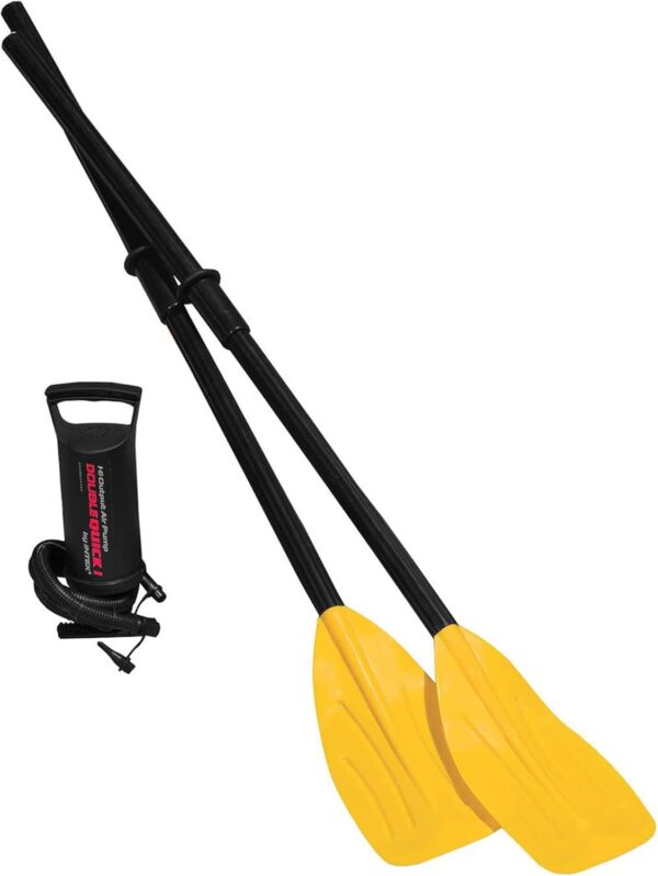Inflatable Boat Series: Dual Air Chambers  Welded Oar Locks  Grab Handles Bow Rope Sporty Design - Image 3