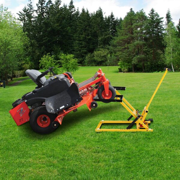 Lawn Mower Lift with Hydraulic Jack, 26 Inches Lawn Mower Lift, Welded Solid Steel Construction, Weight Capacity 500 LBS, for Riding Lawn Mowers Tractors, ATVs Maintenance - Image 40