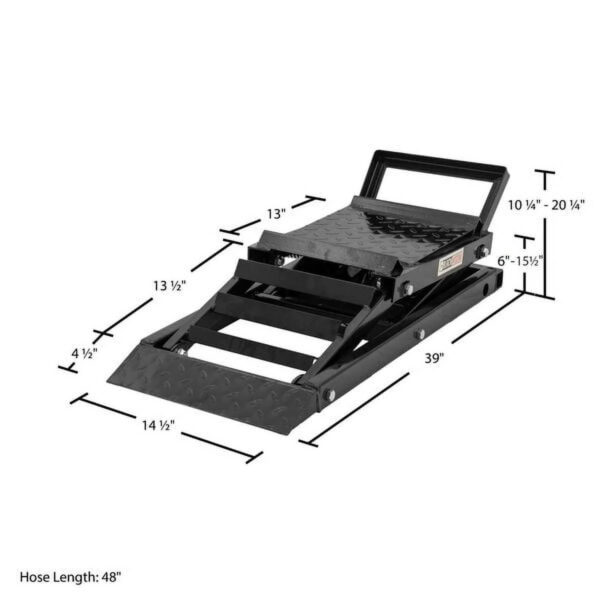 Black Widow Hydraulic Car Lift with Ramp - 3,000 lb. per pair Capacity - Image 7