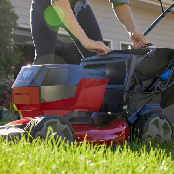 Recycler 21 Deck 60V Max Motor Self Propel Lawn Mower Only, Red(For Parts) - Image 8