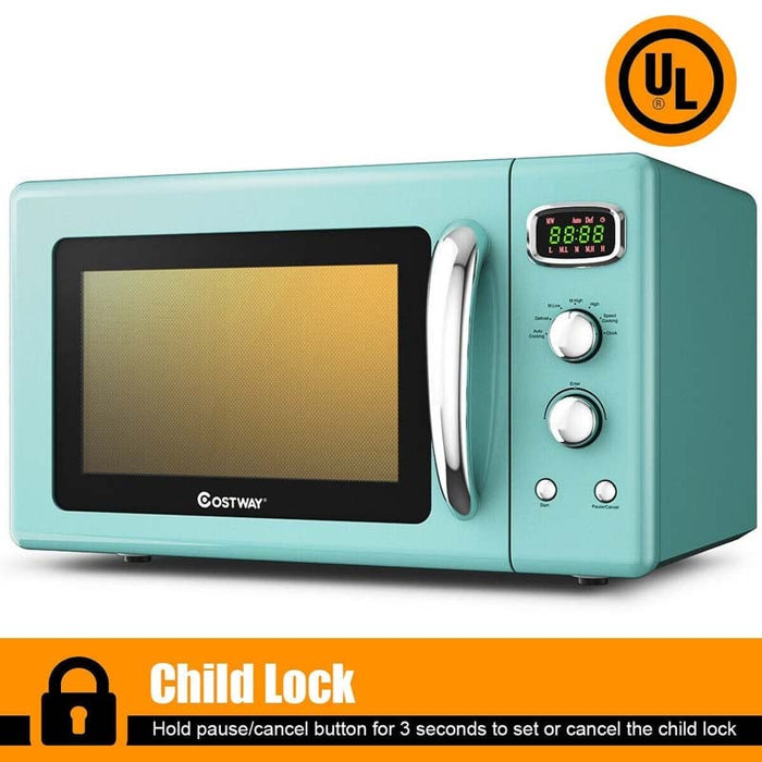 0.9 Cu.ft Retro Microwave Oven