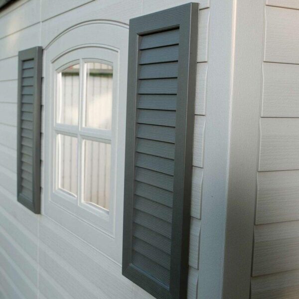 Side Entry 15 ft. W x 8 ft. D Plastic Storage Shed - Image 13