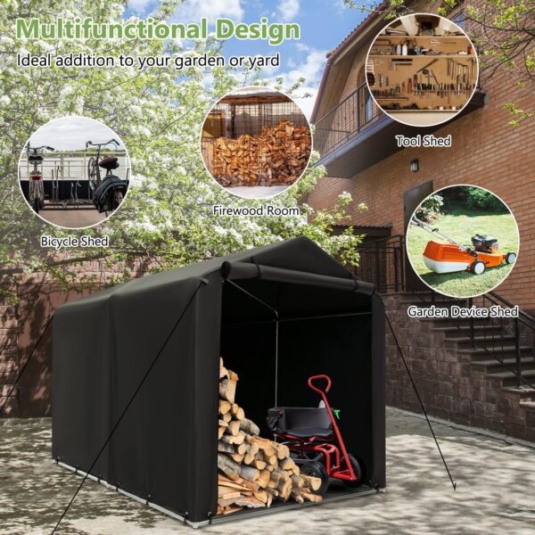 Portable Shed, 5.2 x 5.4FT Outdoor Storage Shelter - Image 9