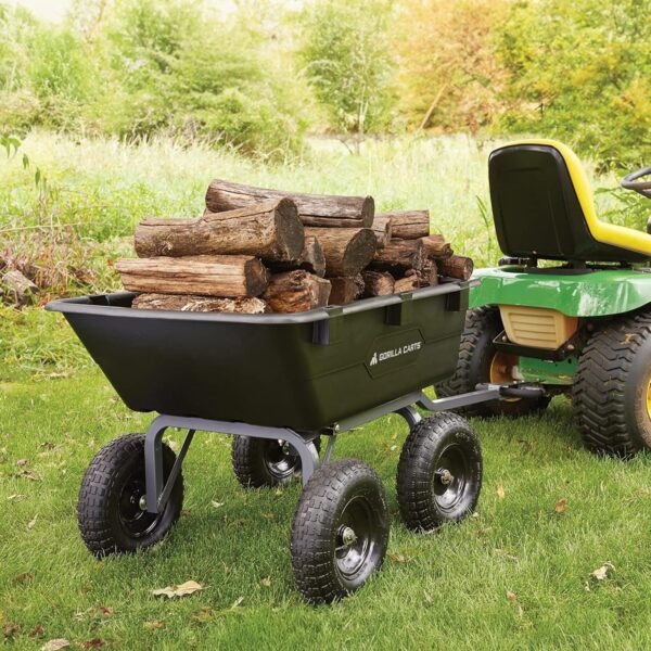 Poly Garden Dump Cart Camping Beach Wagon, 1200 Pound Capacity - Image 6