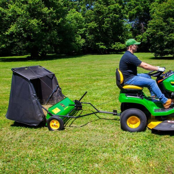 John Deere 42′′ Tow-Behind Lawn Sweeper, 24 cu. ft. Capacity, Adjustable Brushes - Image 31