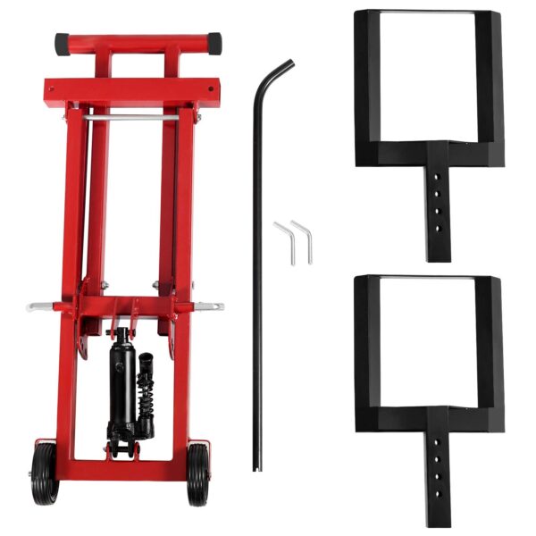 Lawn Mower Lift with Hydraulic Jack, 500-lb Capacity Easy Assembly Riding Mower Lift - Image 19