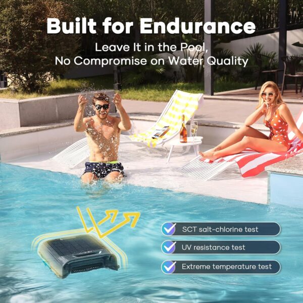 AIPER Surfer S2 Solar Pool Skimmer with APP Support, 24/7 Cleaning, Dual Charging Modes, Smart Obstacle Avoidance, Ideal for All Swimming Pool Types - Image 26