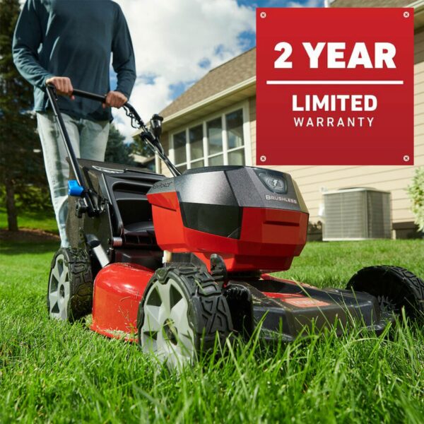 Recycler 21 Deck 60V Max Motor Self Propel Lawn Mower Only, Red(For Parts) - Image 3