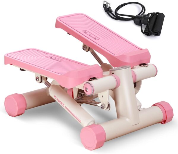 Stepper for Exercise, Portable Stair Stepper with Resistance Bands for Full Body Workout