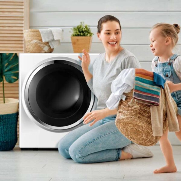 10 lbs Portable Clothes Dryer, Wall Mounted Front Load Dryer Tumble Dryer, Portable Dryer Machine for Apartments RV - Image 3