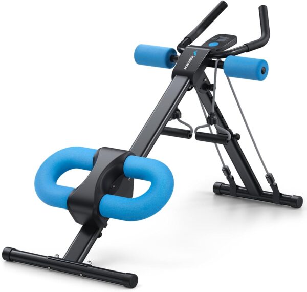 Ab Workout Equipment, Adjustable Ab Trainer Machine for Abs Workout at Home Gym, Foldable, Knee Protection, Abdominal Trainer for Stomach Workout - Image 2