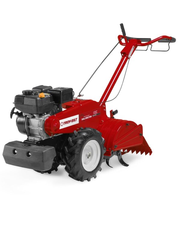 Engine Rear-Tine Tiller with Forward-Rotating and Counter-Rotating Tilling Options