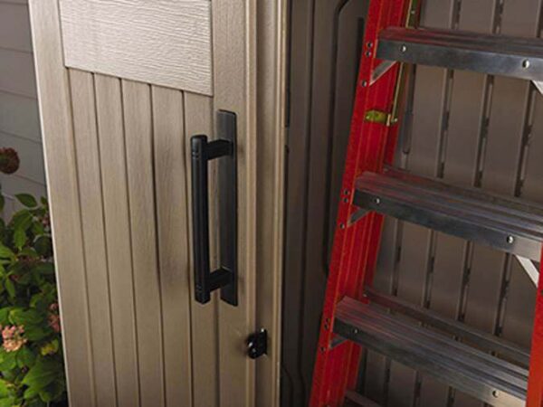 Rubbermaid Outdoor Storage Shed, 52 Cu.Ft., Weather-Resistant, Lockable Doors - Image 9