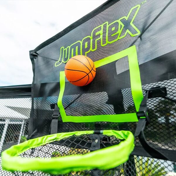 Basketball Hoop and Net Attachment for JumpFlex HERO Trampolines - Image 7
