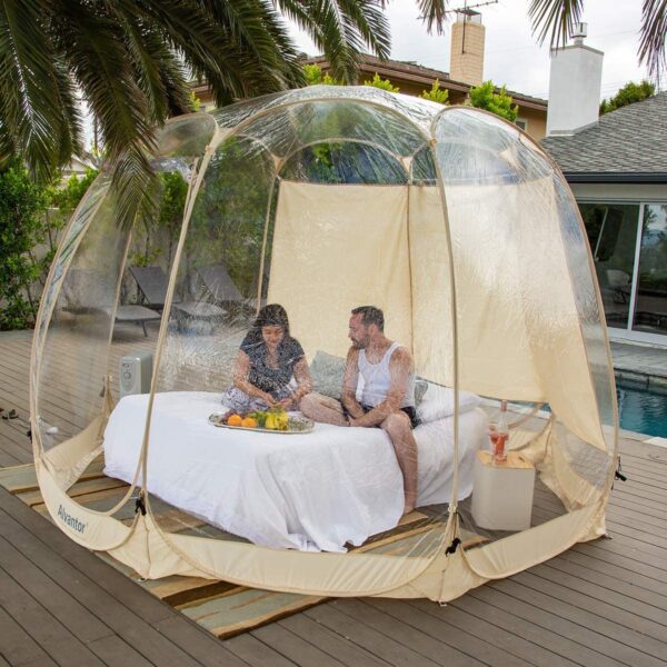 Tent Pop Up Gazebo, 8-10 Person Igloo Dome Garden Patio Canopy Shelter - Image 22